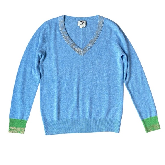 Label + Thread Womens Sweater Size Small 100% Cashmere Soft - Picture 3 of 9